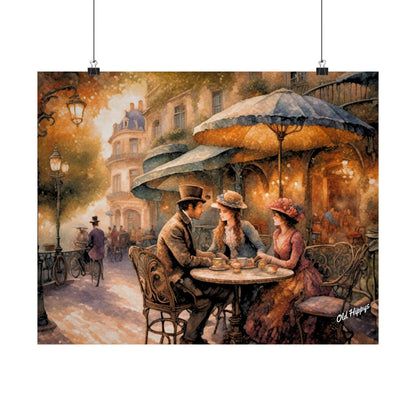 Paris Cafe Frameable Poster