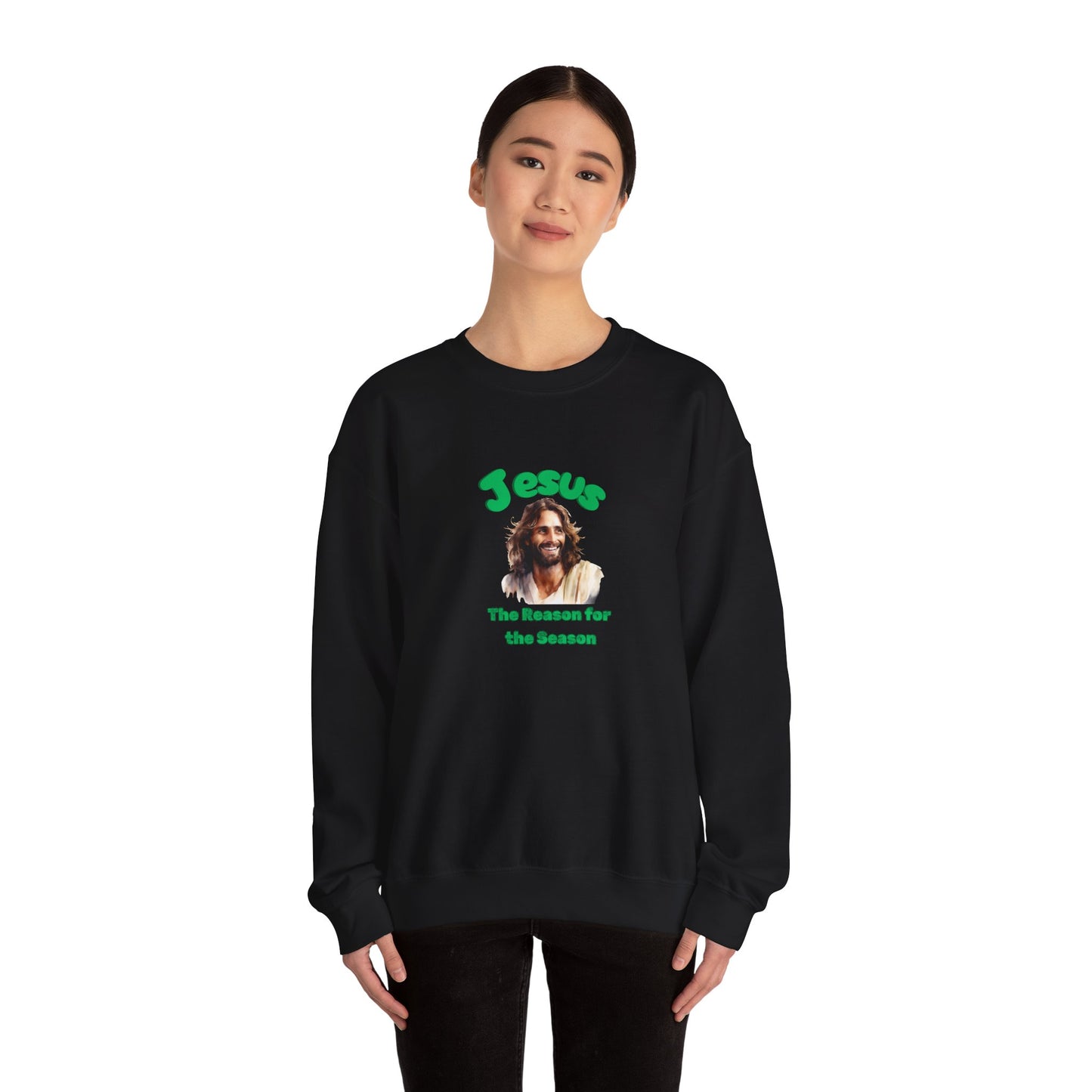 Jesus the Reason for the Season Unisex Heavy Blend™ Crewneck Sweatshirt