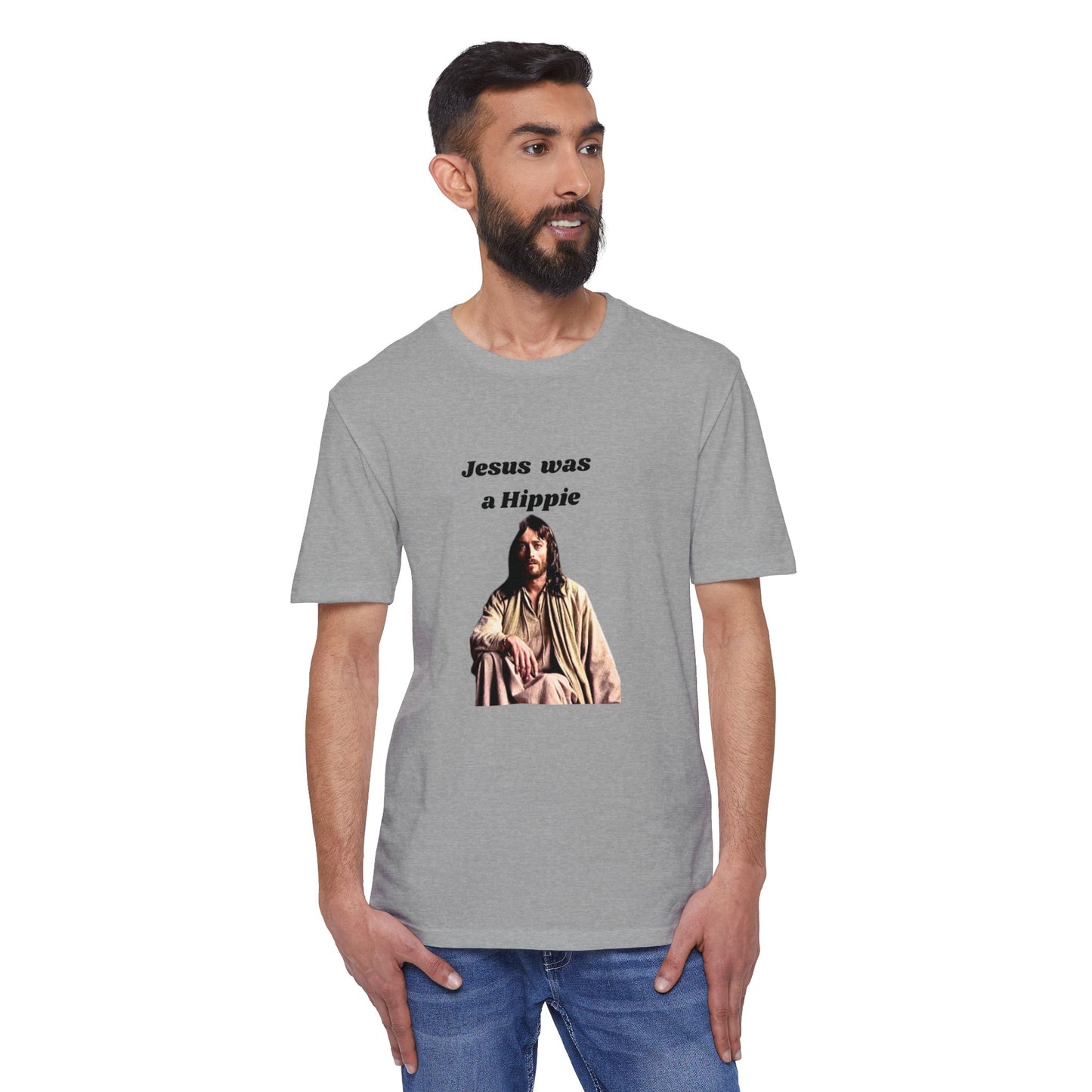 Jesus Was A Hippie Unisex District® Re-Tee®