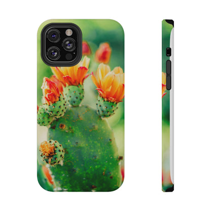 Cactus Bloom Phone Case — Impact-Resistant Floral iPhone Cover