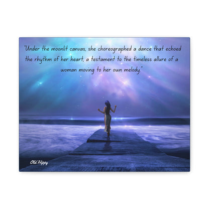 Moving to Her Own Melody Canvas