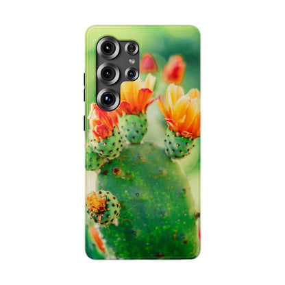Cactus Bloom Phone Case — Impact-Resistant Floral iPhone Cover