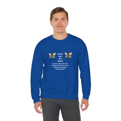 God's Got  My Back Crewneck Sweatshirt