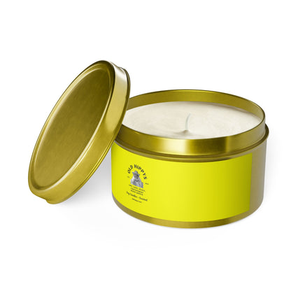 Scented Tin Candle — Bright Citrus Soy Candle from Old Hippys
