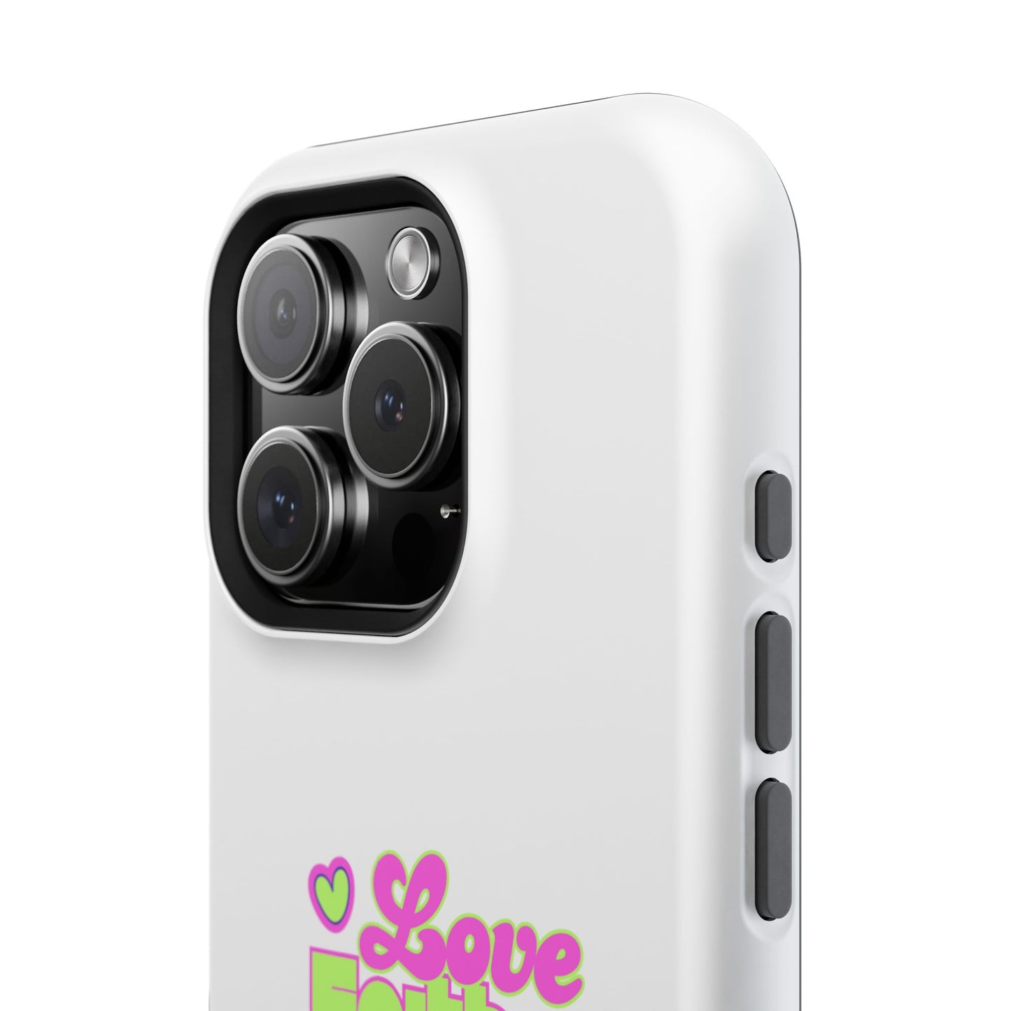 Impact-Resistant Phone Case — "Love Faith Hope" 1 Corinthians 13:13 Christian Protective Cover