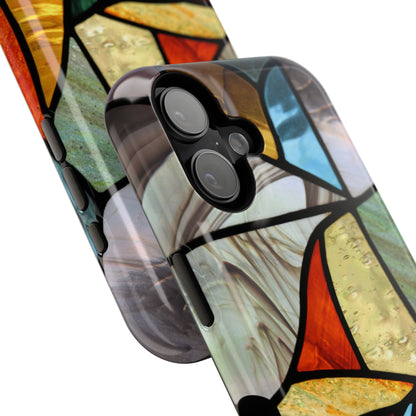 Stained Glass Impact Phone Case — Colorful Mosaic Protective Cover