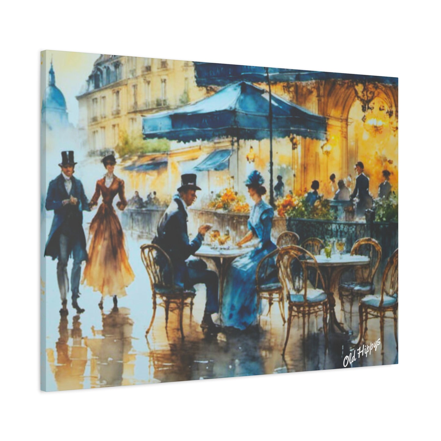 Champagne in Paris Canvas Art