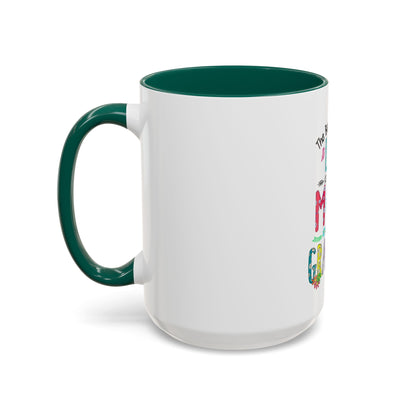 Mom and Grandma Colorful Ceramic Mug — "The Best Part of My Life is Being a Mom and Grandma" (11oz/15oz)