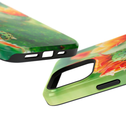 Cactus Bloom Phone Case — Impact-Resistant Floral iPhone Cover