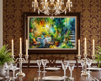 Serene Garden #2 Fine Art by Old Hippy