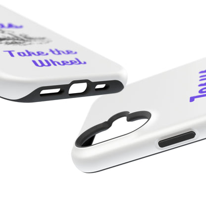 Jesus Take the Wheel Phone Case — Christian Impact-Resistant iPhone Case