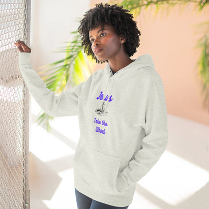 Jesus Take the Wheel Hoodie — Christian Faith Graphic Hoodie