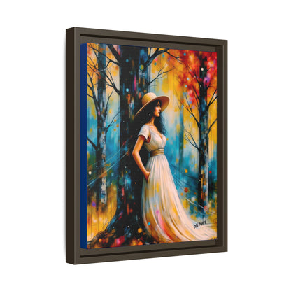 Whispers of Autumn Light Framed Canvas Art