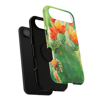 Cactus Bloom Phone Case — Impact-Resistant Floral iPhone Cover