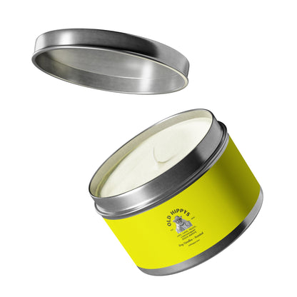 Scented Tin Candle — Bright Citrus Soy Candle from Old Hippys