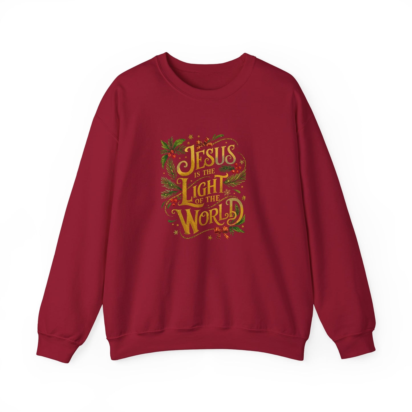 Jesus Light of the World Unisex Crewneck Sweatshirt