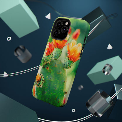 Cactus Bloom Phone Case — Impact-Resistant Floral iPhone Cover