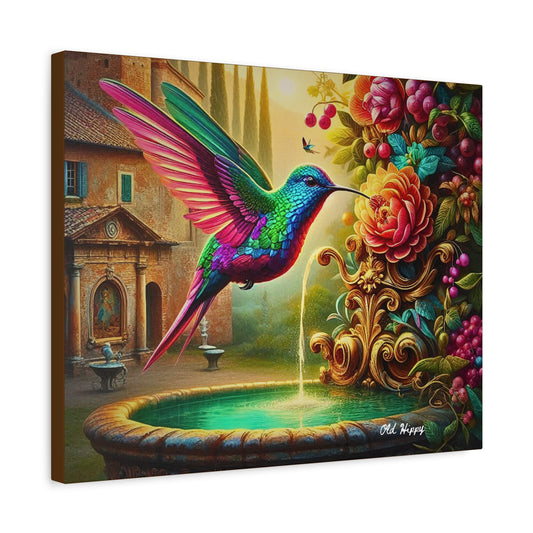 Hummingbird in Tuscany Canvas
