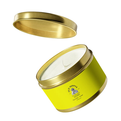 Scented Tin Candle — Bright Citrus Soy Candle from Old Hippys