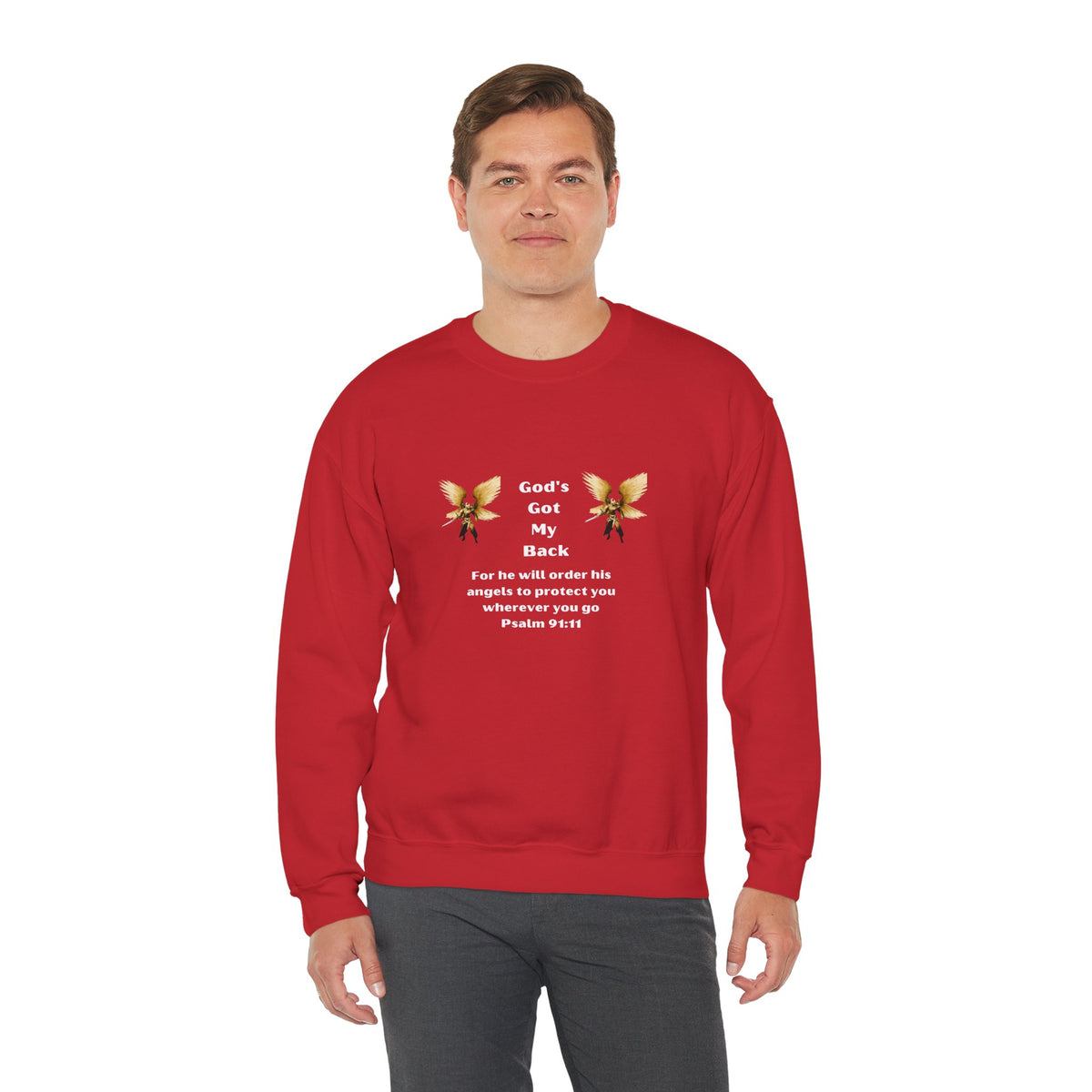 God's Got  My Back Crewneck Sweatshirt
