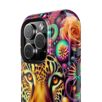 Leopard Psychedelic Phone Case — Vibrant Impact-Resistant iPhone Cover