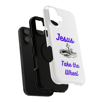 Jesus Take the Wheel Phone Case — Christian Impact-Resistant iPhone Case