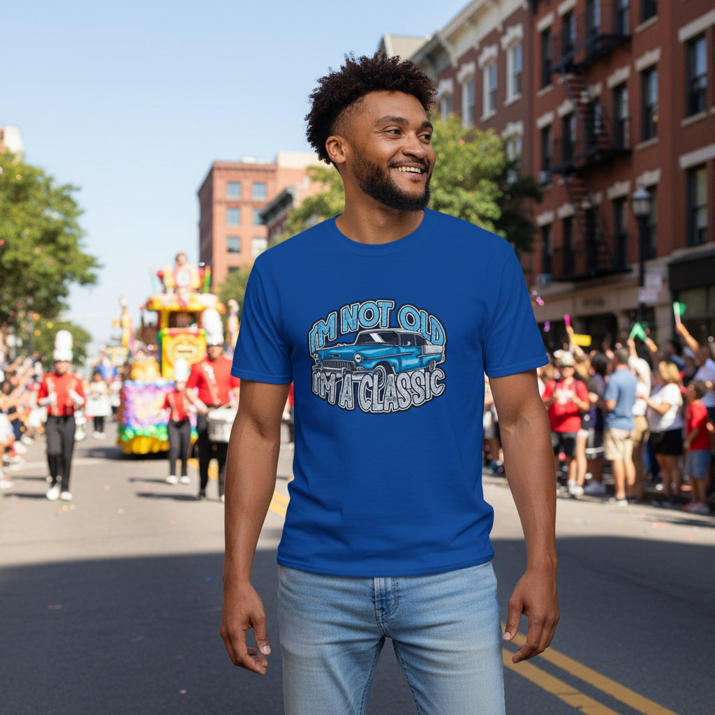 Classic Car T-Shirt — "I'm Not Old, I'm a Classic"