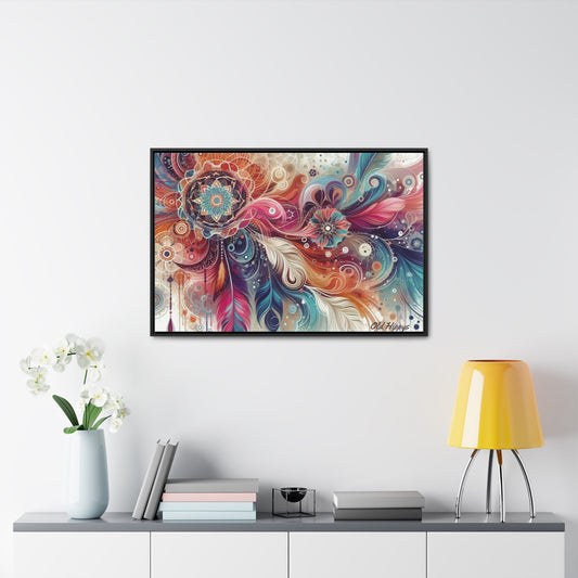 Abstract Vision 1 Framed Canvas Wrap