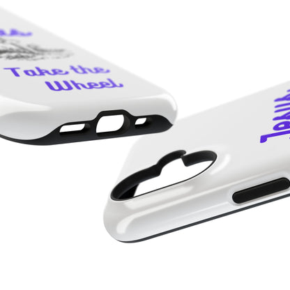 Jesus Take the Wheel Phone Case — Christian Impact-Resistant iPhone Case