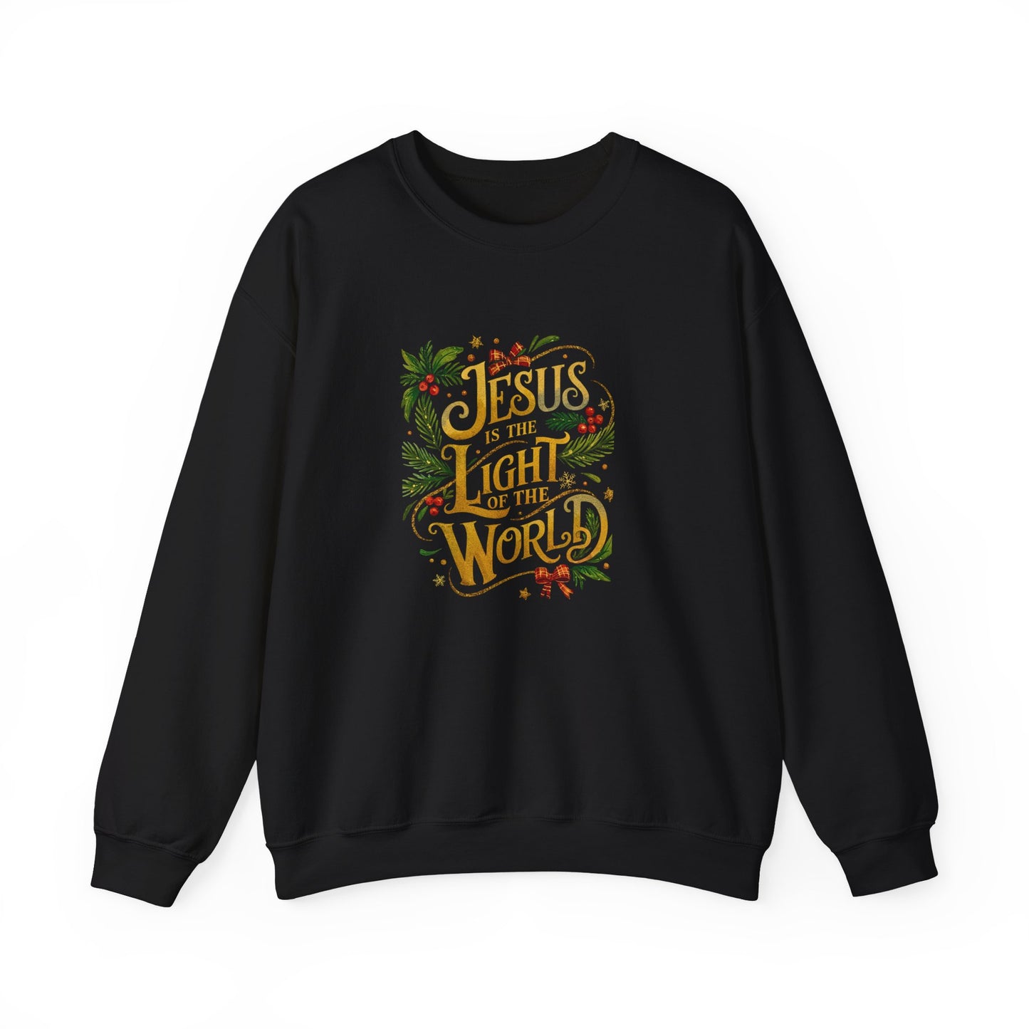 Jesus Light of the World Unisex Crewneck Sweatshirt