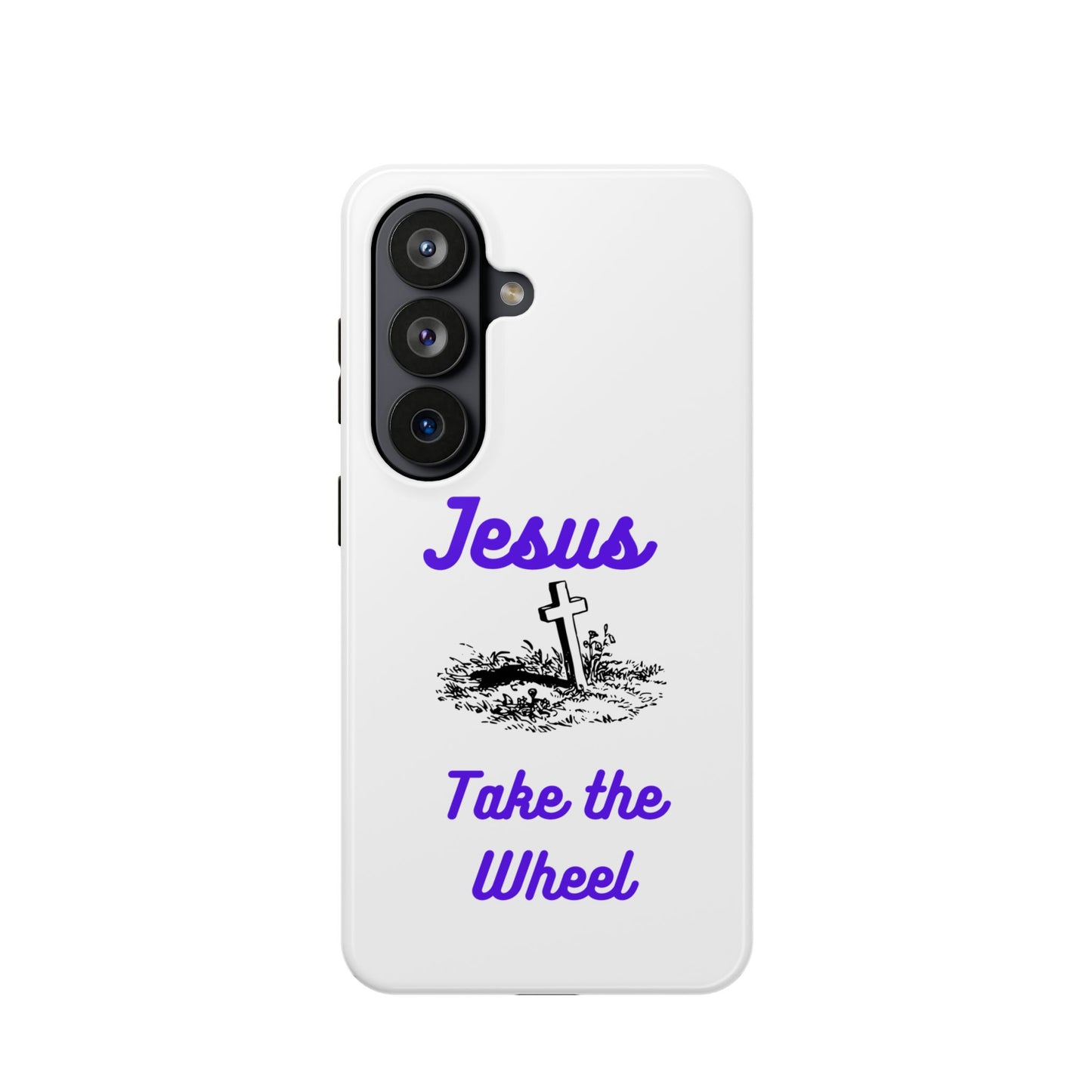 Jesus Take the Wheel Phone Case — Christian Impact-Resistant iPhone Case