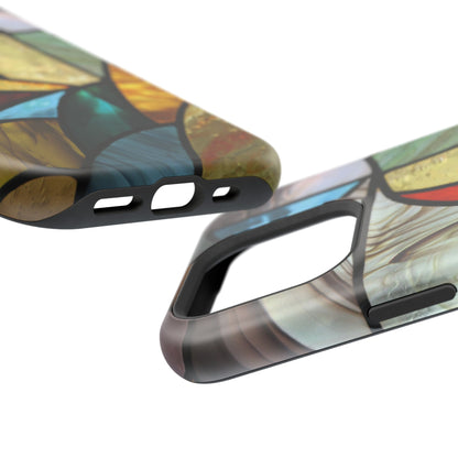 Stained Glass Impact Phone Case — Colorful Mosaic Protective Cover