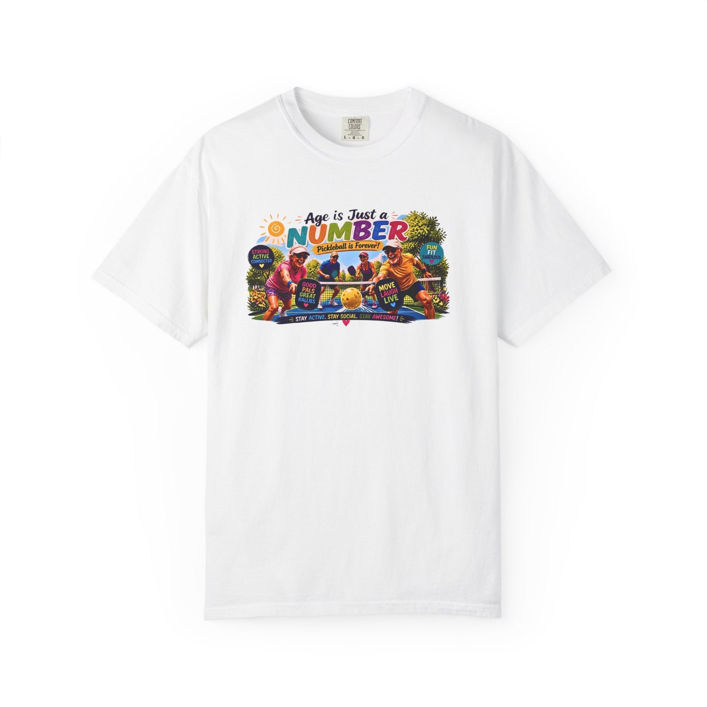 Age Is Just a Number Pickleball Tee Shirt