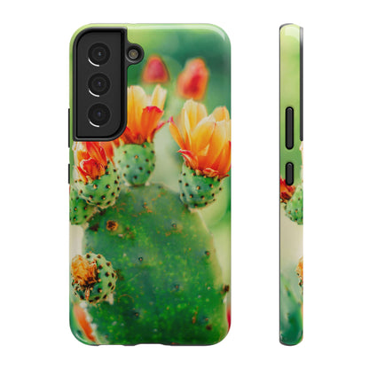 Cactus Bloom Phone Case — Impact-Resistant Floral iPhone Cover