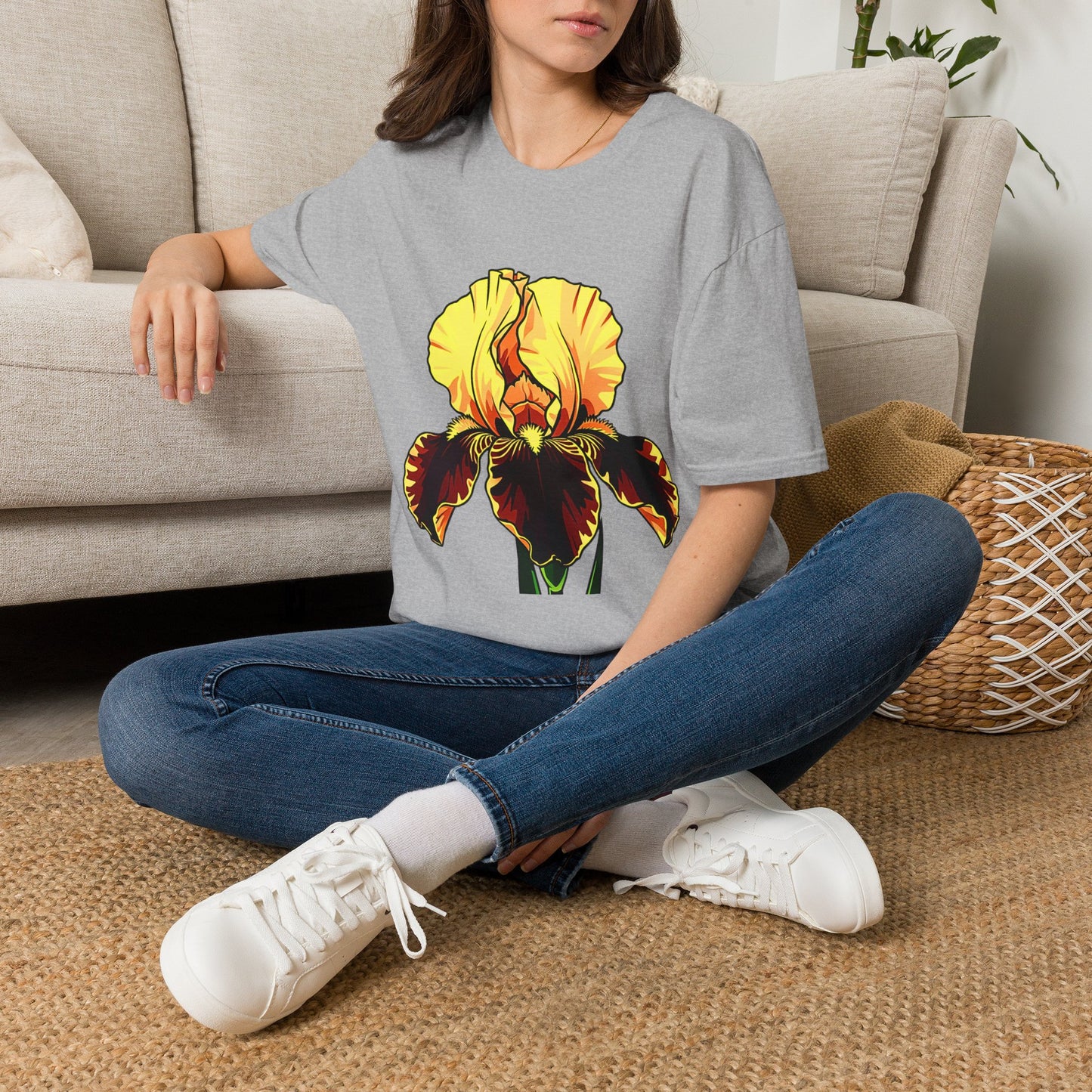 Canna Flower — Botanical Floral -Inspired T-Shirt