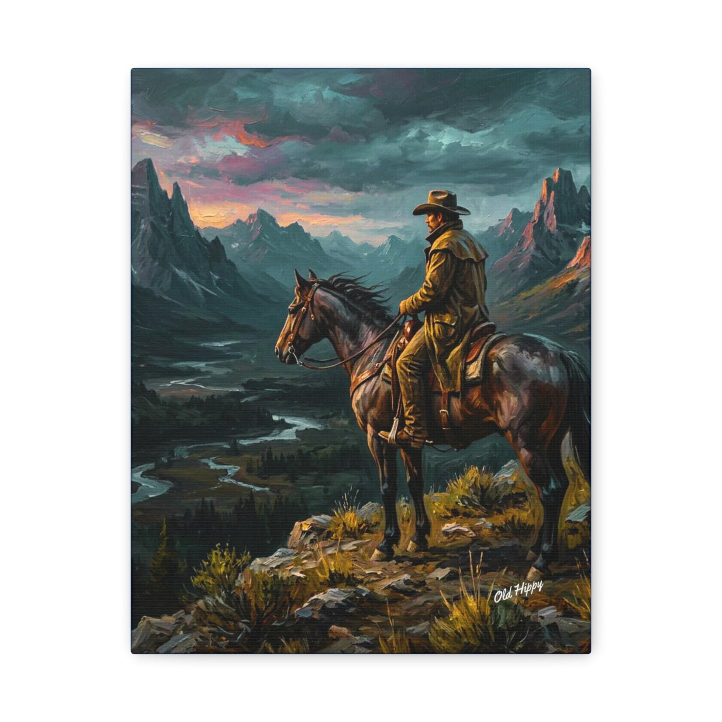 High Country Rider AI Canvas by Old Hippy