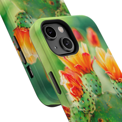 Cactus Bloom Phone Case — Impact-Resistant Floral iPhone Cover