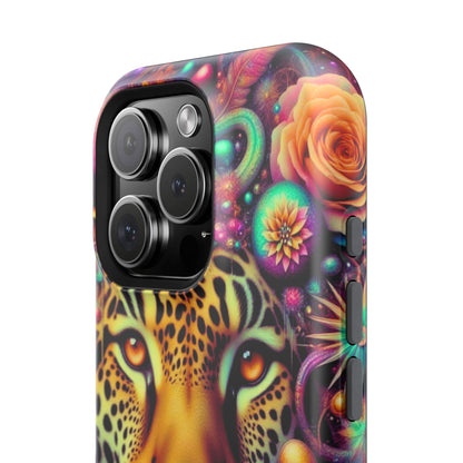 Leopard Psychedelic Phone Case — Vibrant Impact-Resistant iPhone Cover