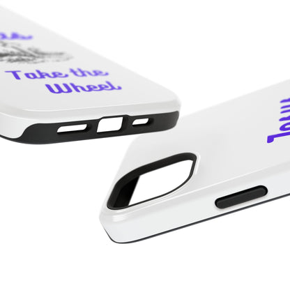 Jesus Take the Wheel Phone Case — Christian Impact-Resistant iPhone Case