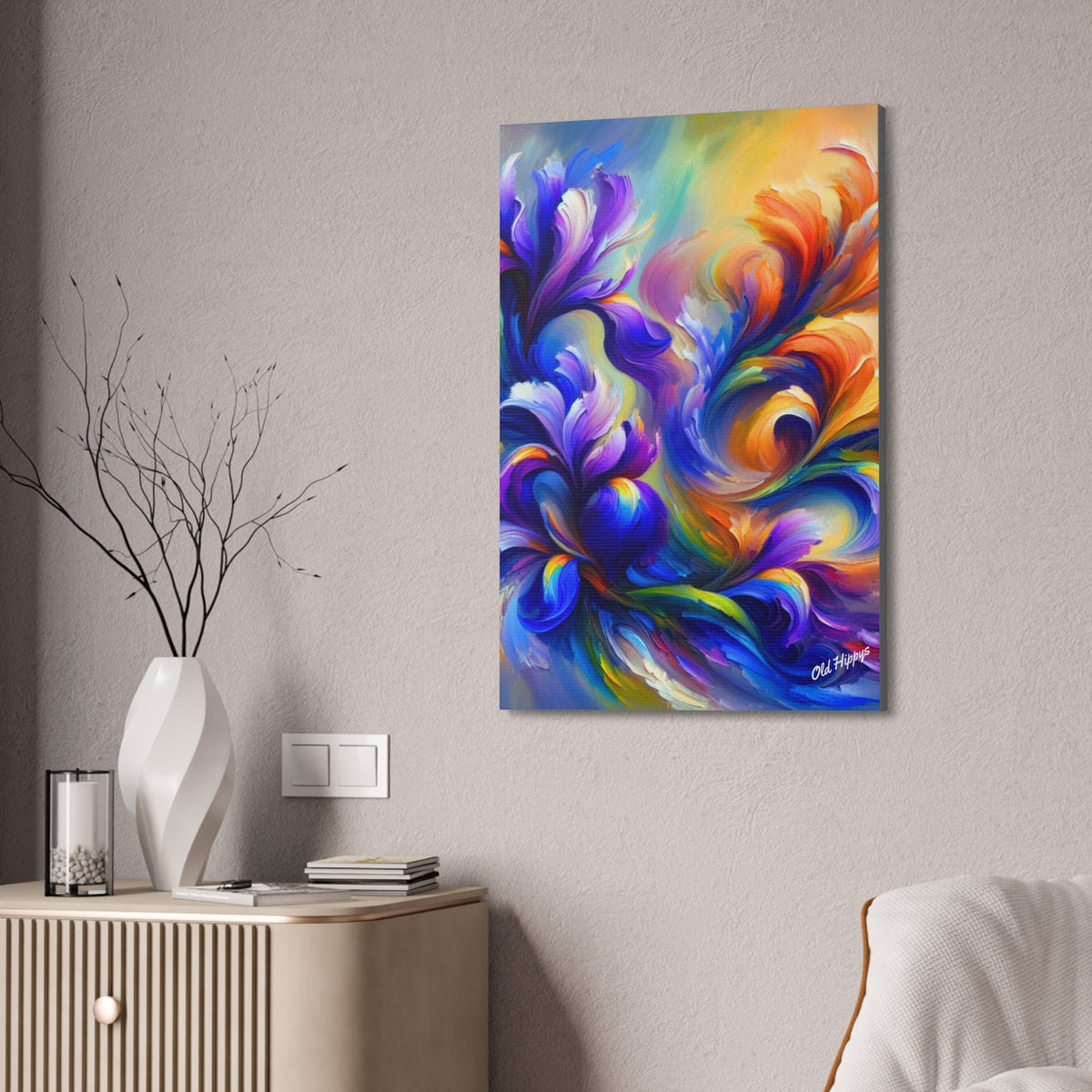 Iris Symphony #1 Canvas Art