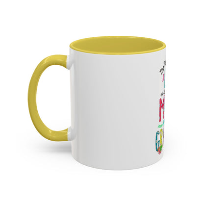 Mom and Grandma Colorful Ceramic Mug — "The Best Part of My Life is Being a Mom and Grandma" (11oz/15oz)