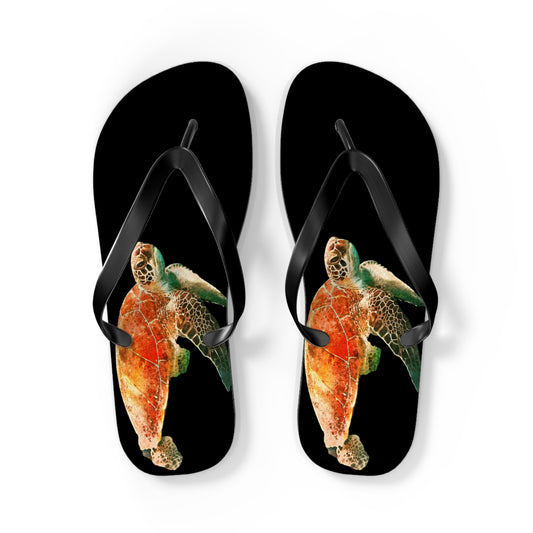 Sea Turtle Flip Flops