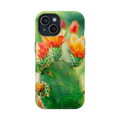 Cactus Bloom Phone Case — Impact-Resistant Floral iPhone Cover