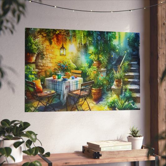 Serene Garden #2 Fine Art by Old Hippy