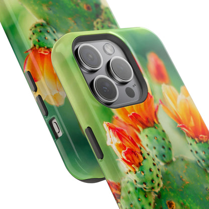 Cactus Bloom Phone Case — Impact-Resistant Floral iPhone Cover