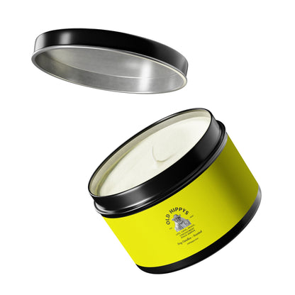 Scented Tin Candle — Bright Citrus Soy Candle from Old Hippys