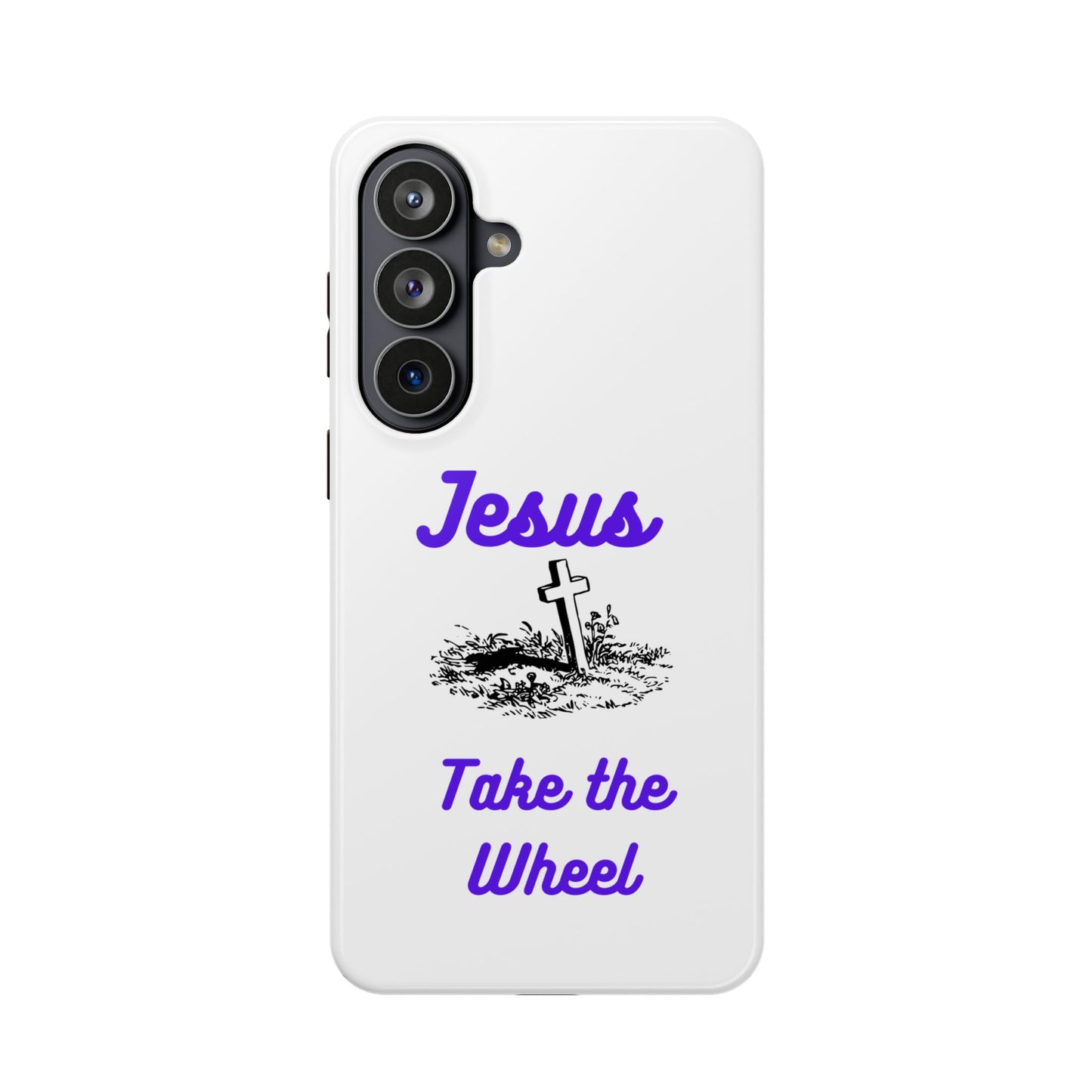 Jesus Take the Wheel Phone Case — Christian Impact-Resistant iPhone Case
