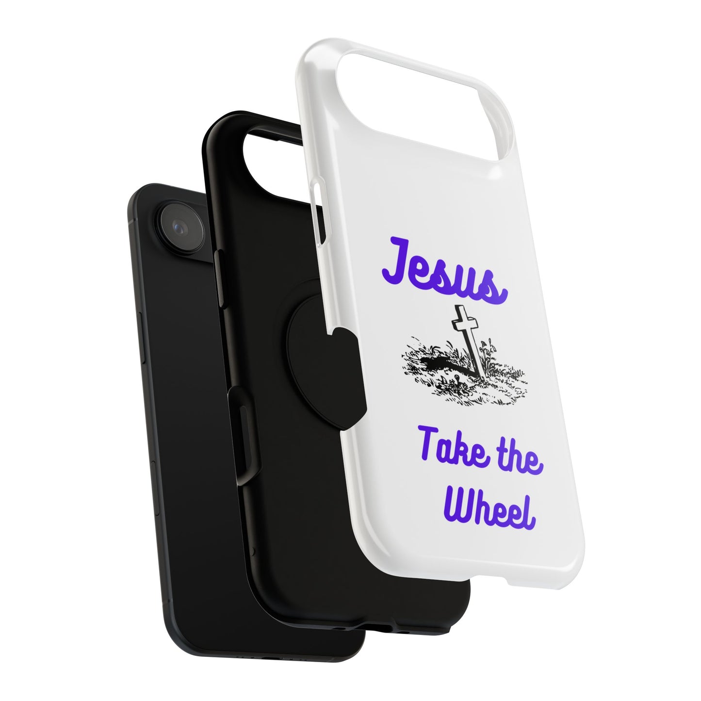 Jesus Take the Wheel Phone Case — Christian Impact-Resistant iPhone Case