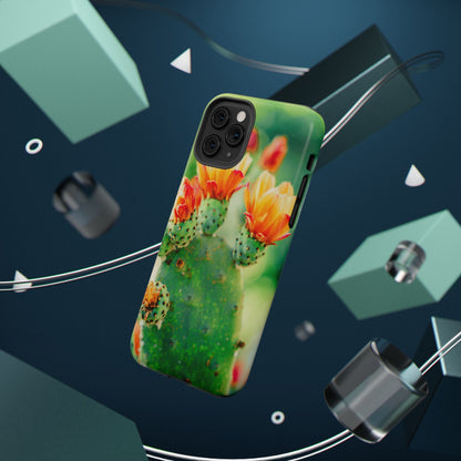 Cactus Bloom Phone Case — Impact-Resistant Floral iPhone Cover