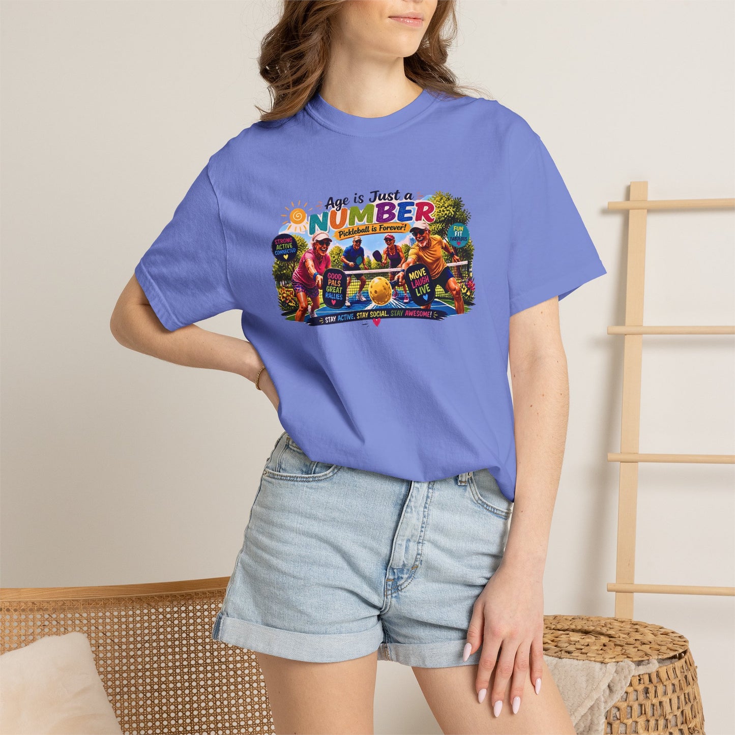 Age Is Just a Number Pickleball Tee Shirt